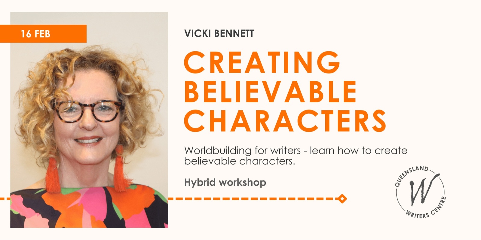 Banner image for Creating Believable Characters with Vicki Bennett