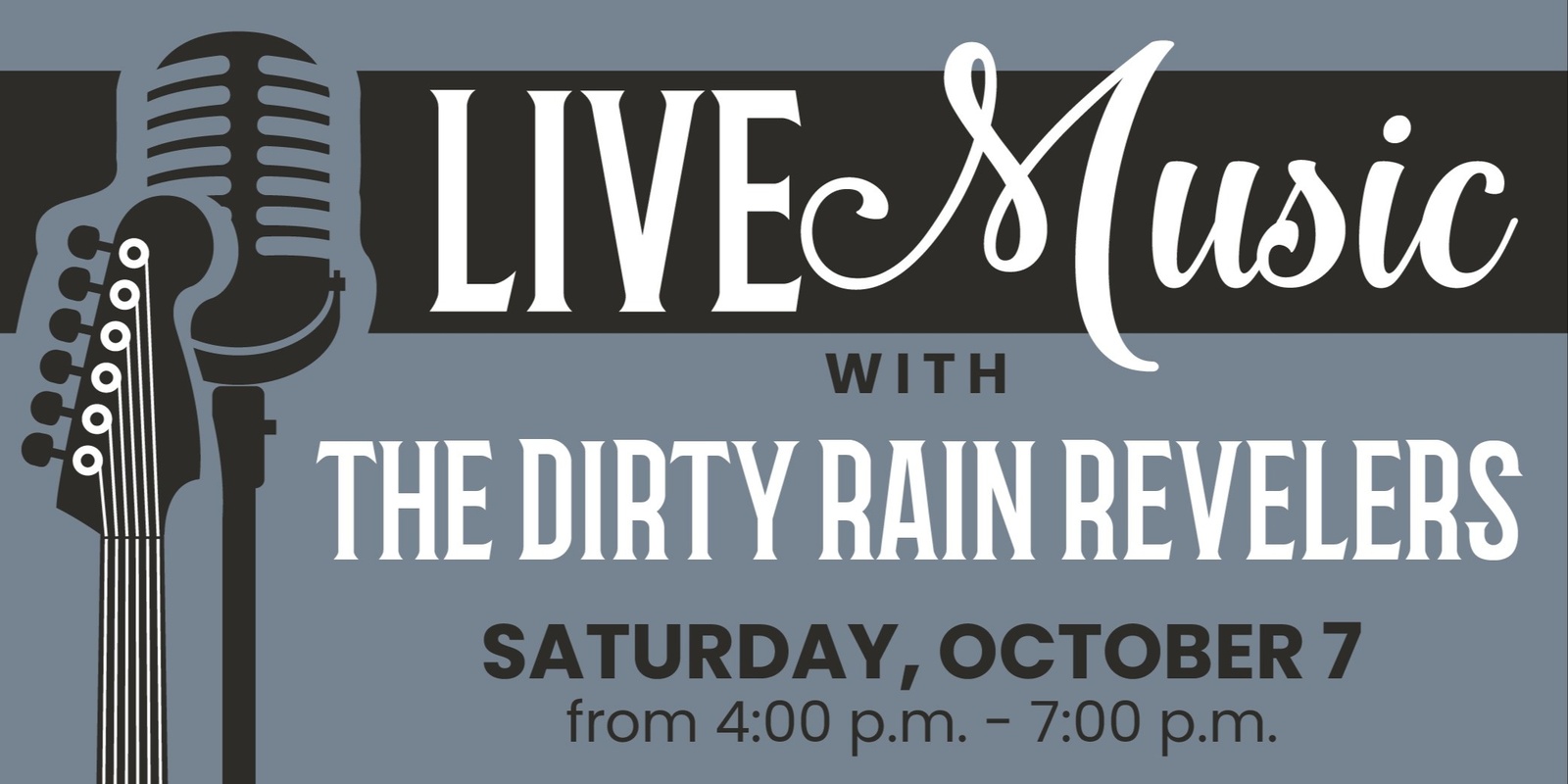 Banner image for The Dirty Rain Revelers Live at WSCW October 7