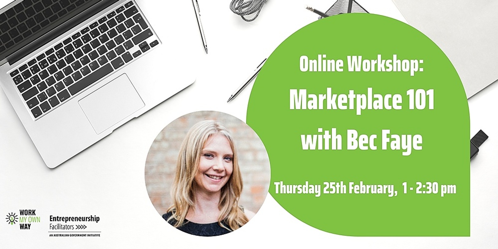 Banner image for Marketplace 101 with Bec Faye - Webinar