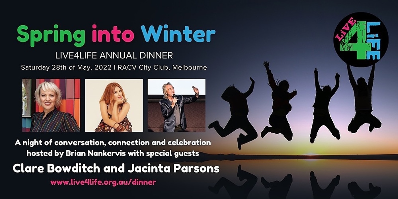 Banner image for Spring Into Winter Live4Live Annual Dinner