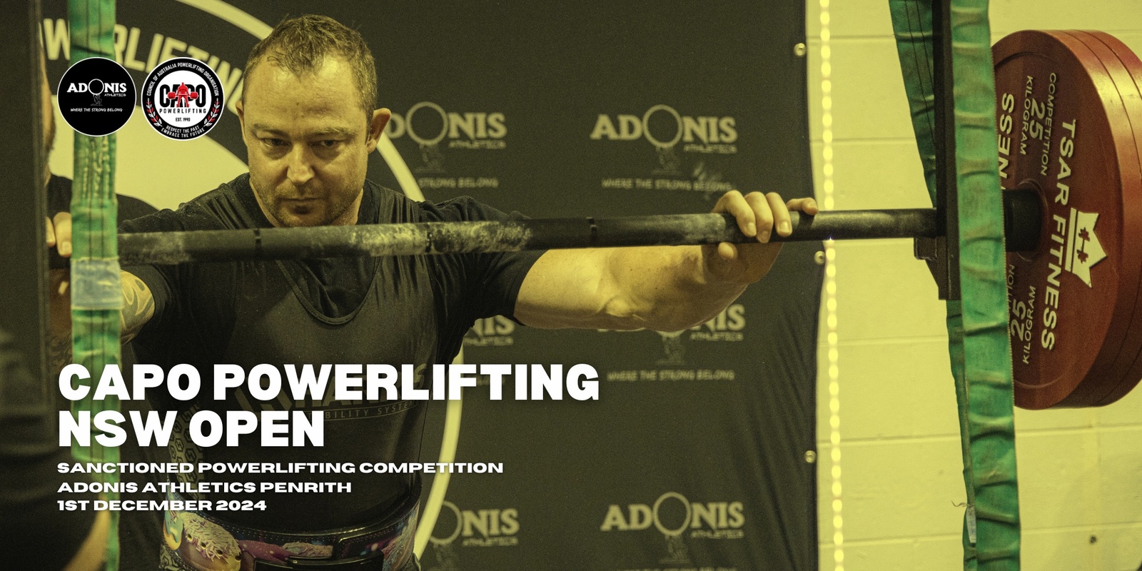 Banner image for CAPO Powerlifting NSW Open