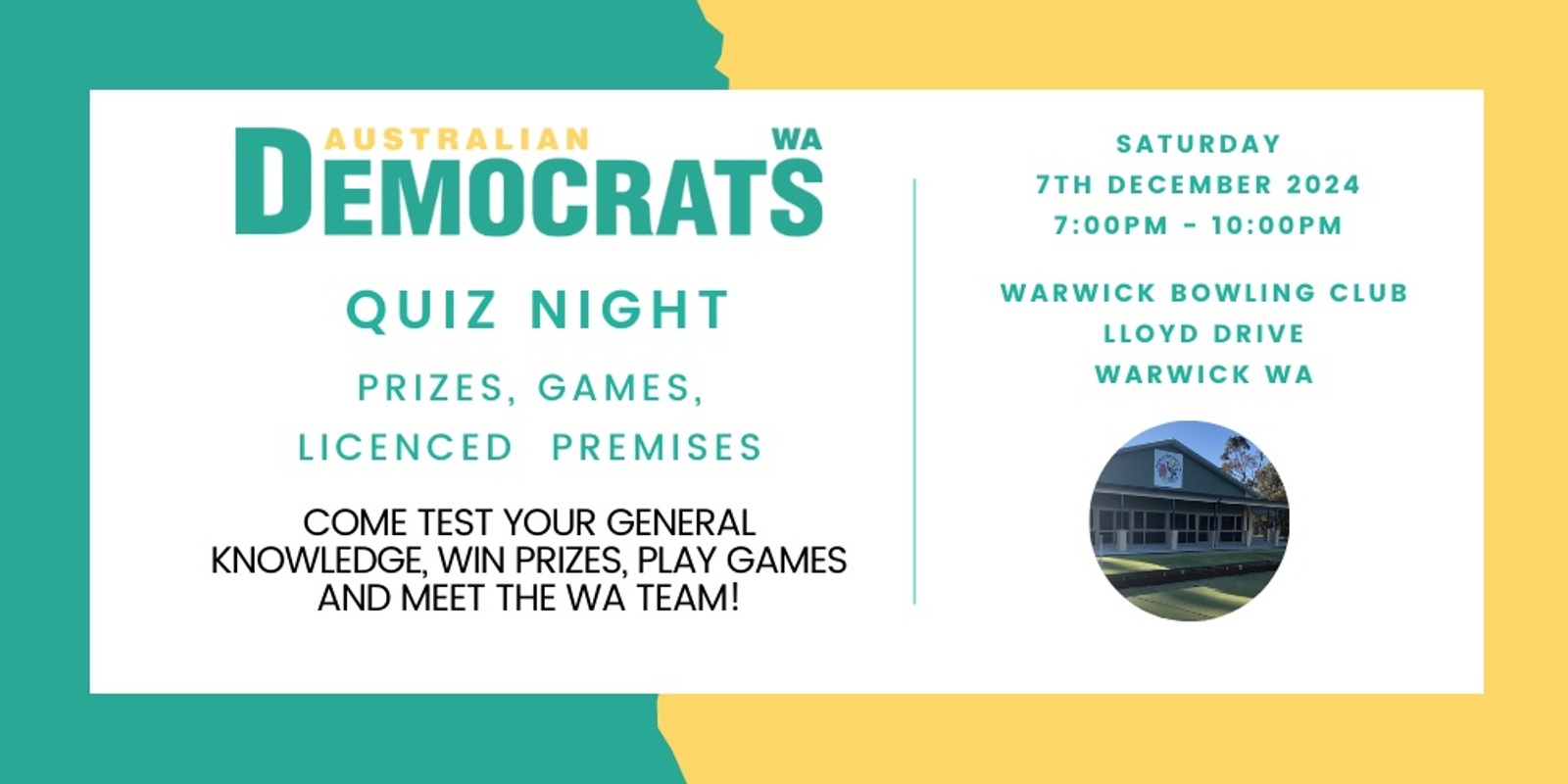 Banner image for WA Australian Democrats - Quiz Night December 2024