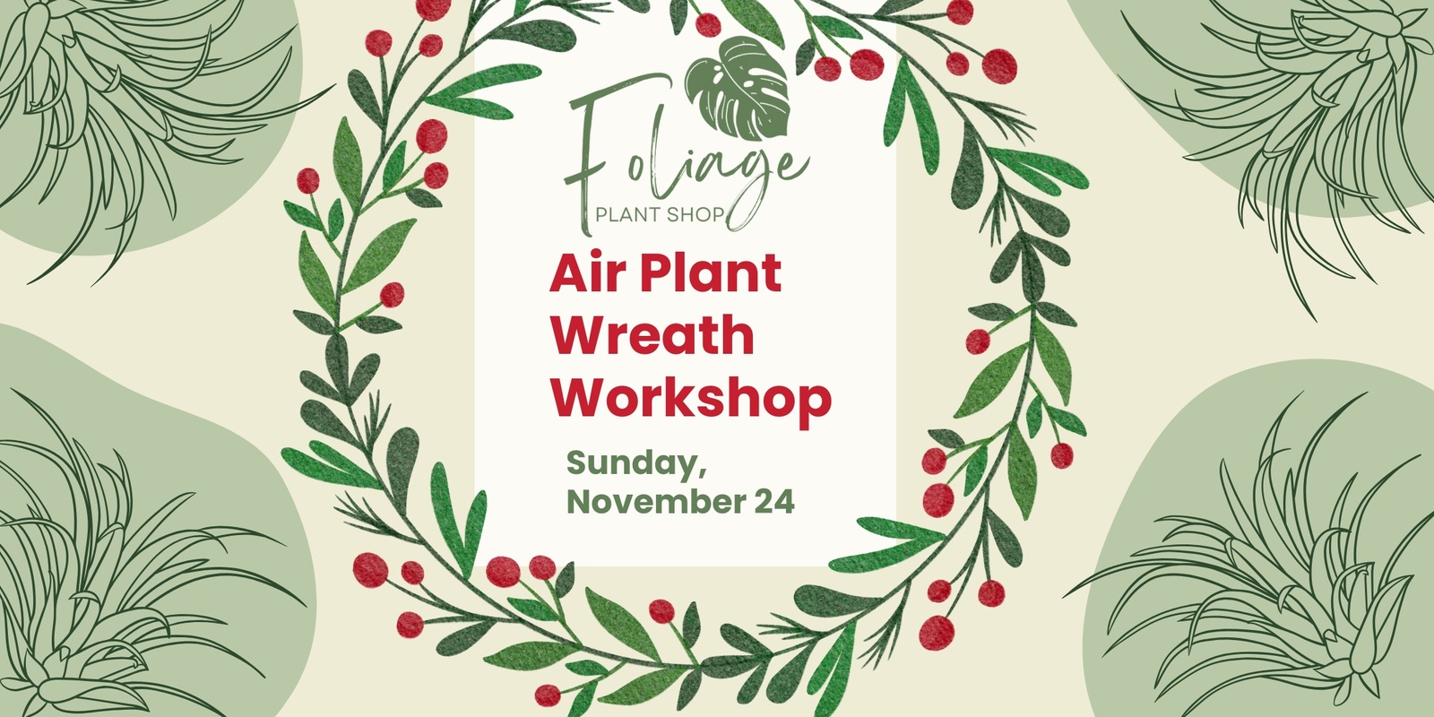 Banner image for Air Plant Wreath Workshop