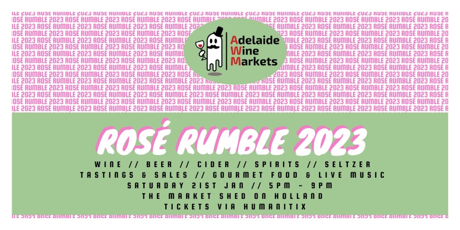 Banner image for Adelaide Wine Markets - Rosé Rumble 2023