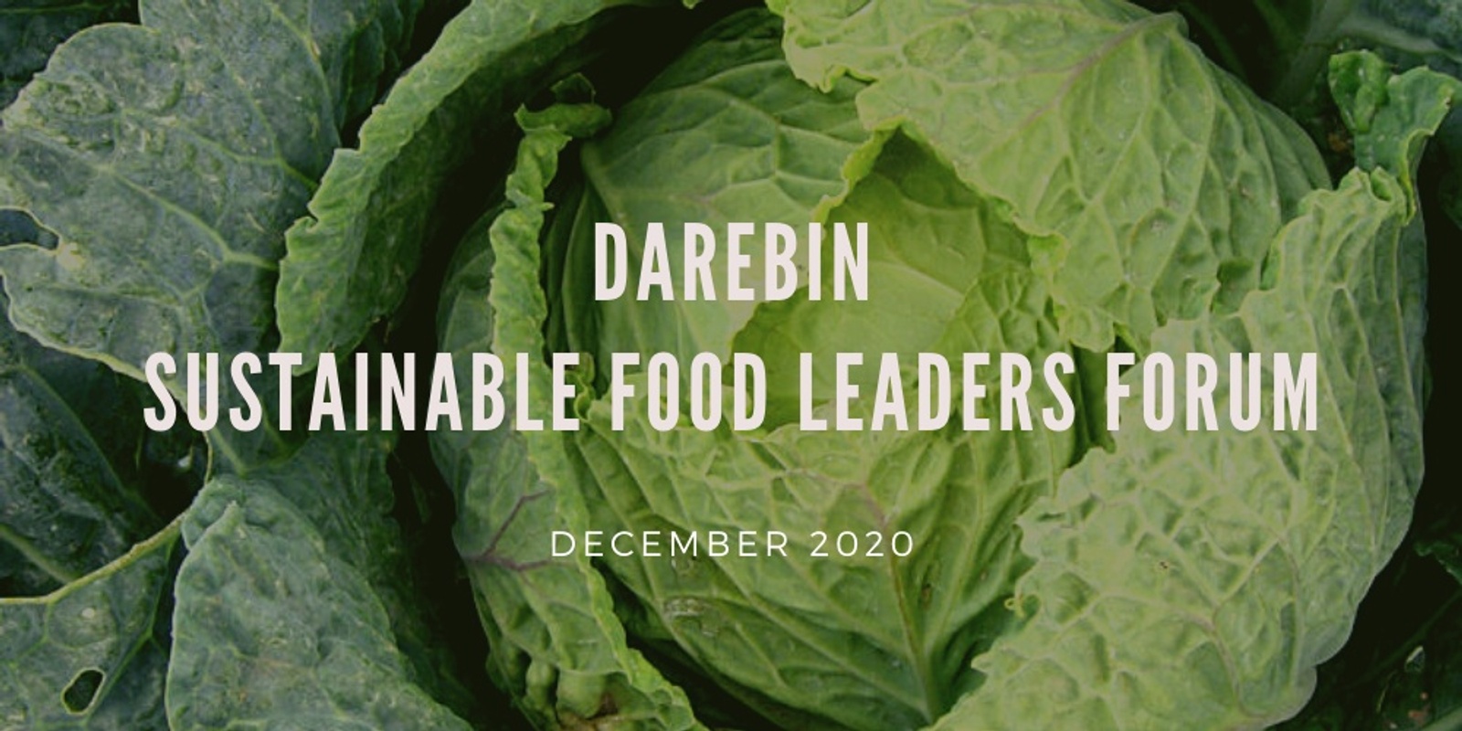 Banner image for Darebin Sustainable Food Leaders Forum 2020