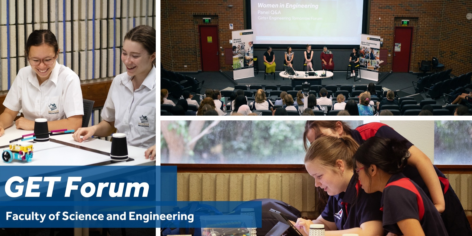 Banner image for Girls+ Engineering Tomorrow Forum 