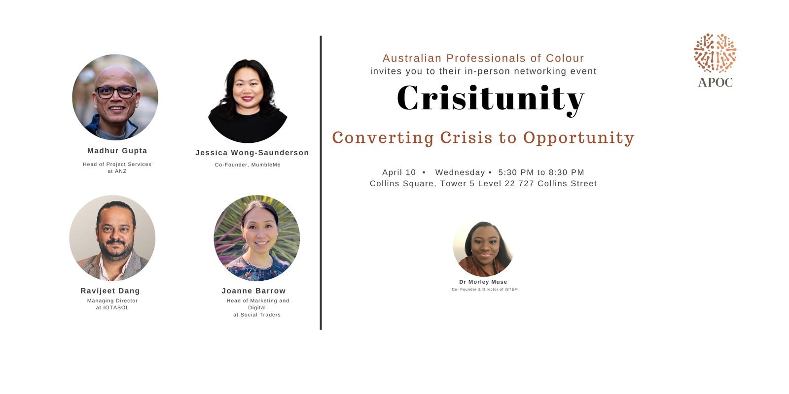 Banner image for Crisitunity - Converting Crisis to Opportunity 