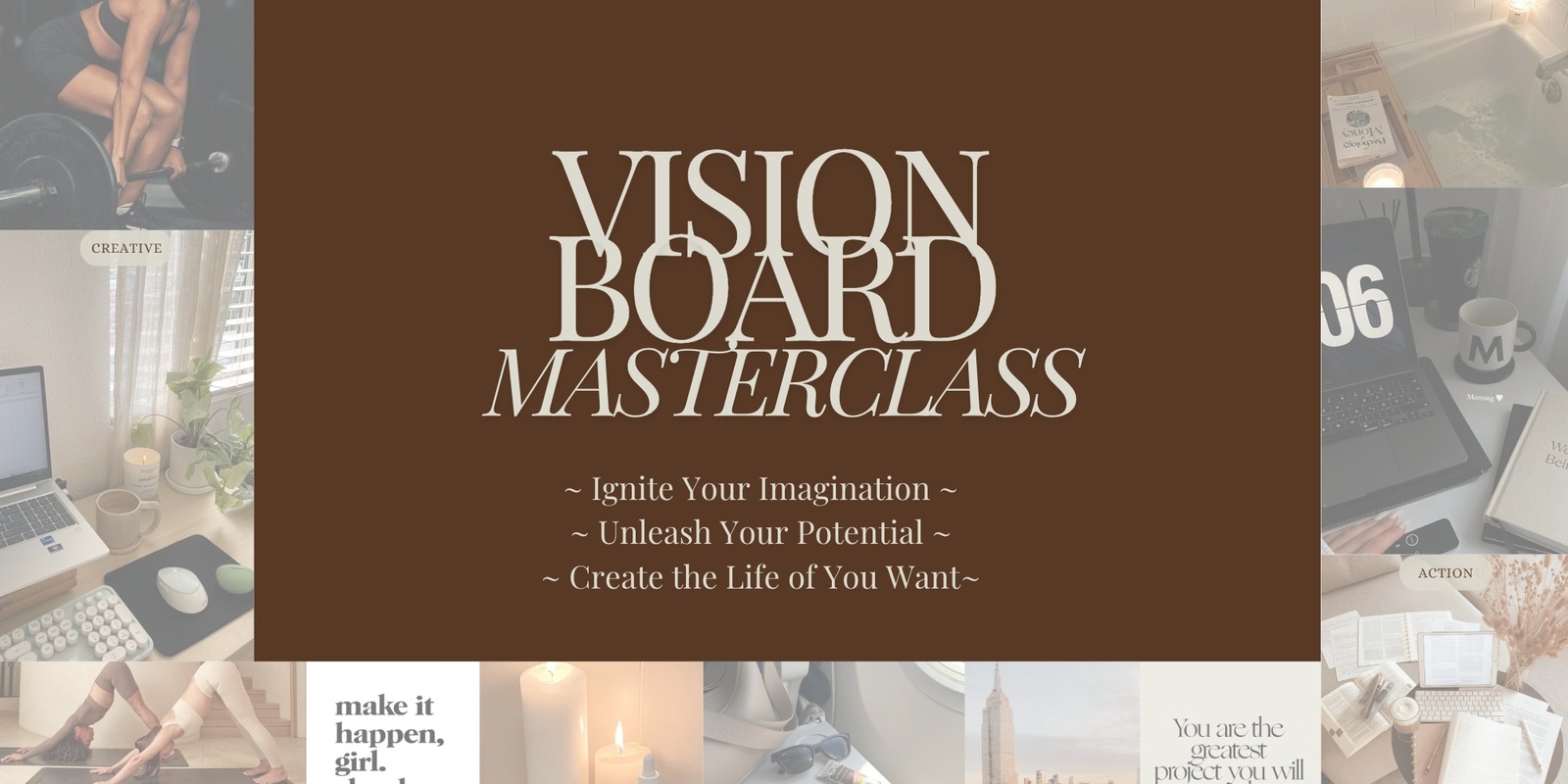 Banner image for Vision Board Masterclass with Amy Aroney 