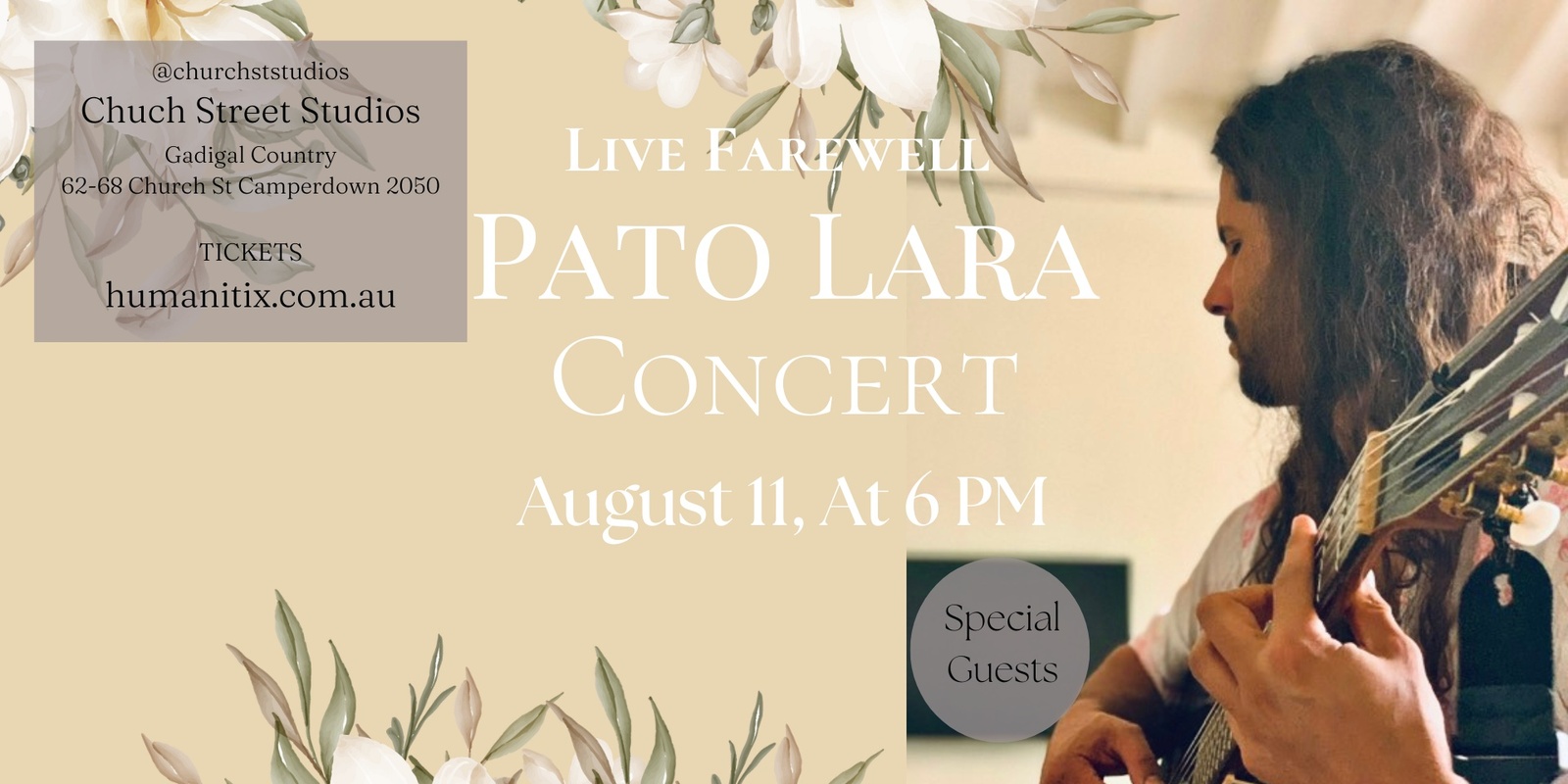 Banner image for Pato Lara Farewell Concert to Europe