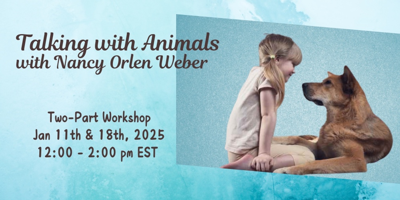 Banner image for Talking With The Animals