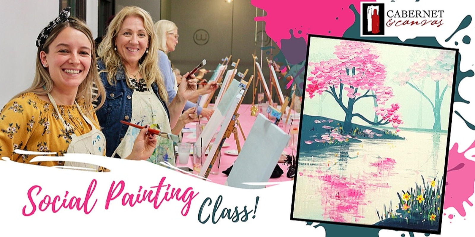 Paint & Sip Event: Sakura Bloom