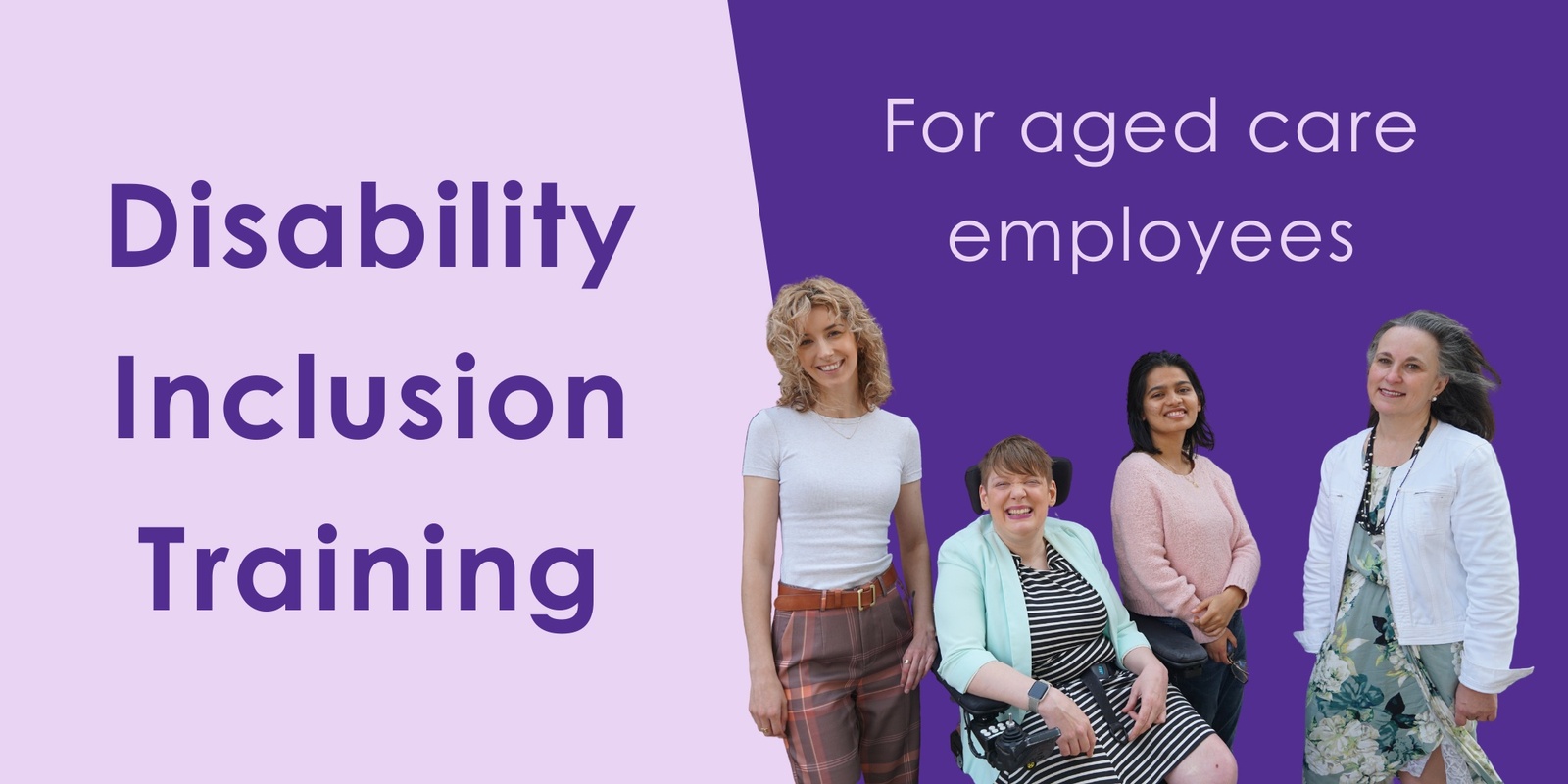 Banner image for JFA Purple Orange - FREE Disability Inclusion Training for Aged Care Organisations