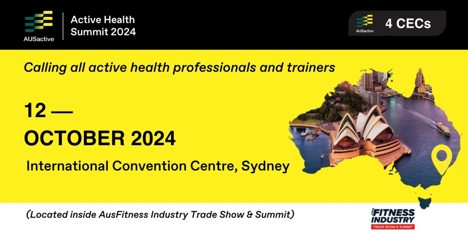 Banner image for AUSactive 2024 Active Health Summit | Sydney