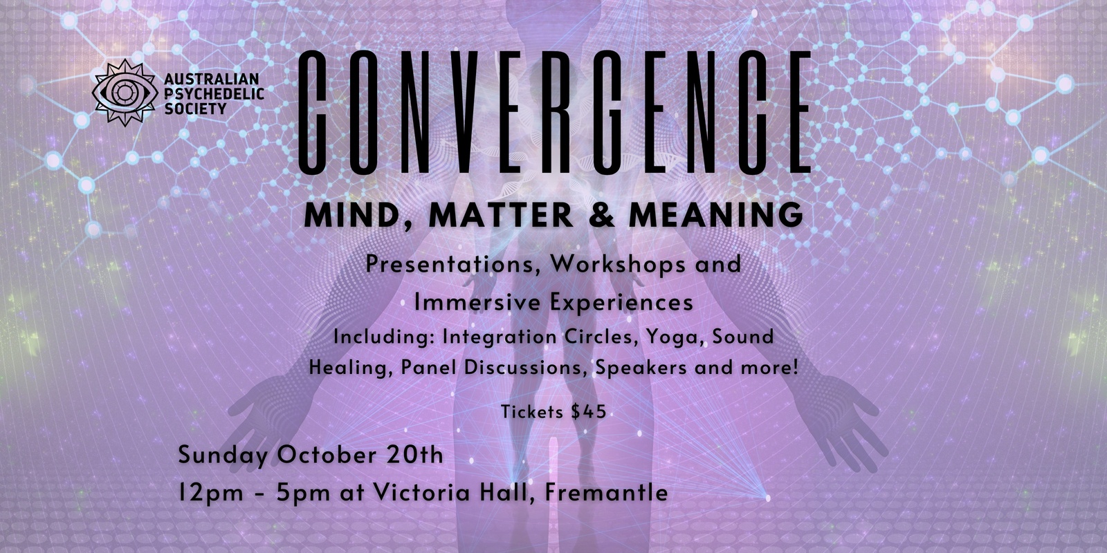 Banner image for APS Psychedelic Convergence Perth: Showcasing Minds, Matter and Meaning