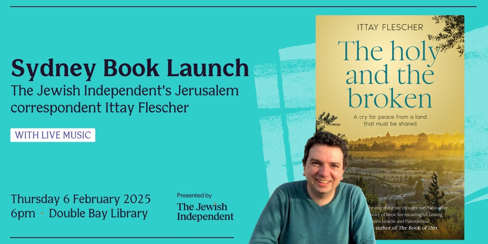 Banner image for Sydney book launch: The holy and the broken 