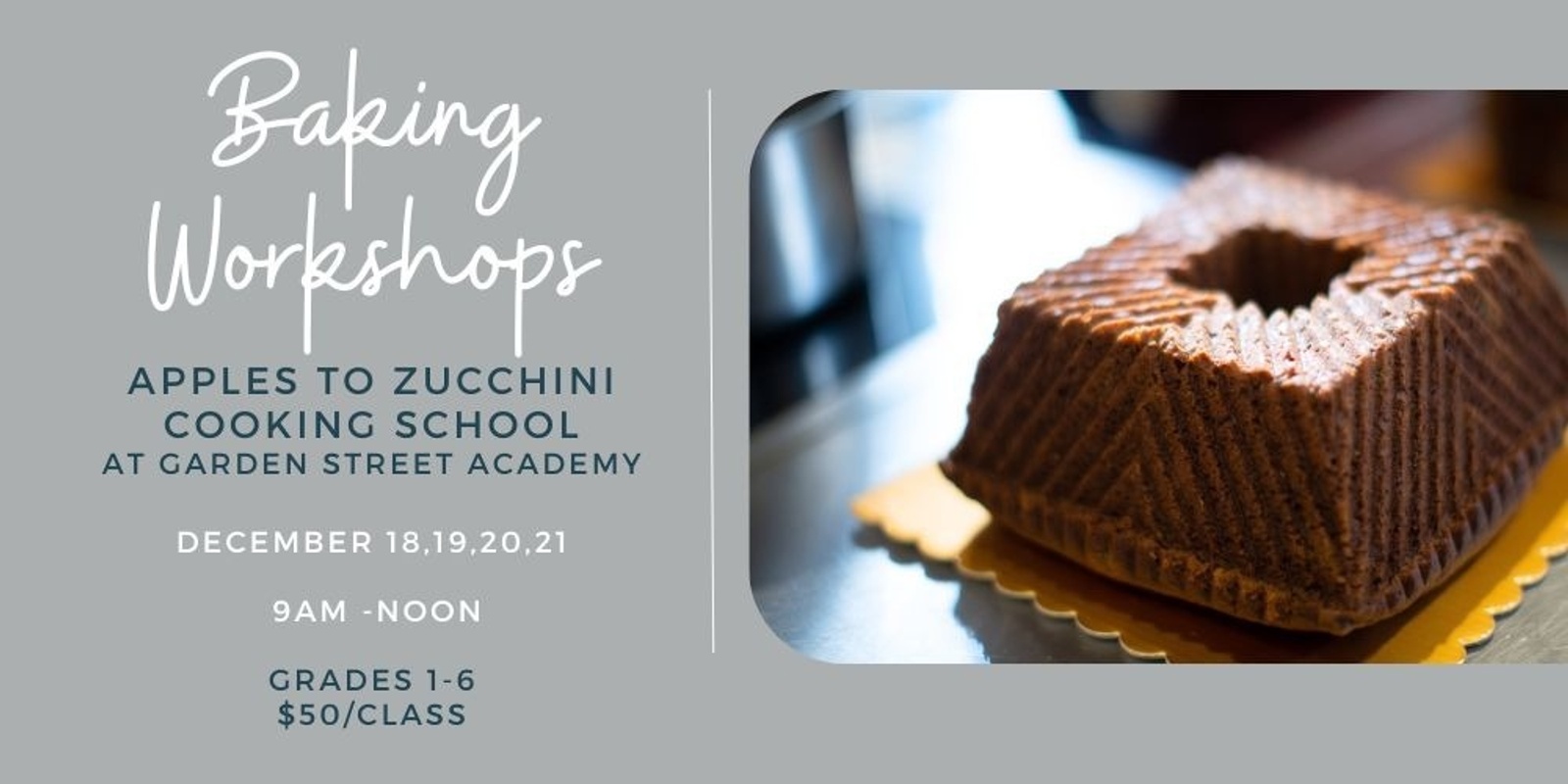 Banner image for Winter Break Baking Workshop (1-6)