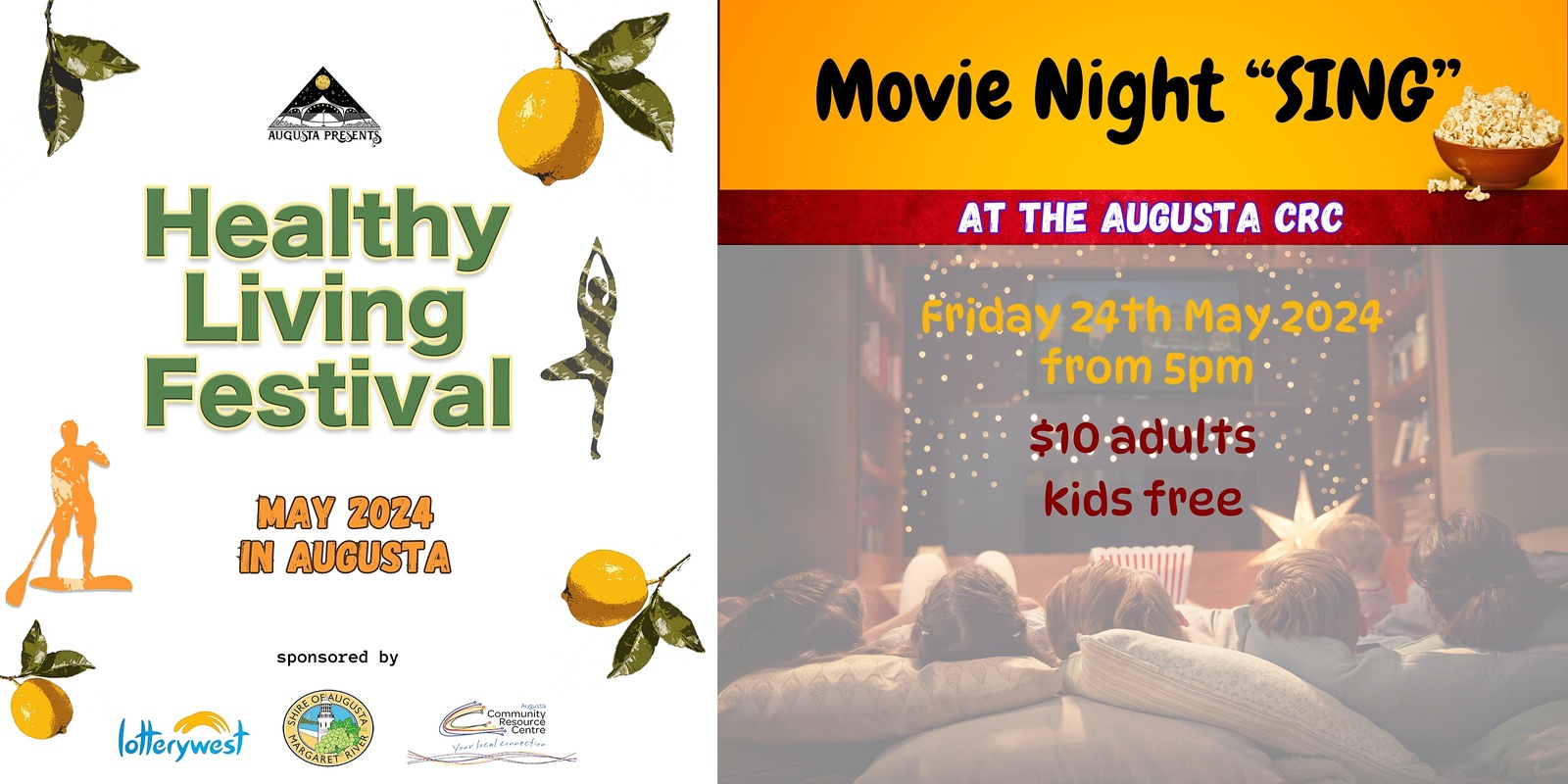 Banner image for Movie Night "SING" - Augusta Primary School Fundraiser