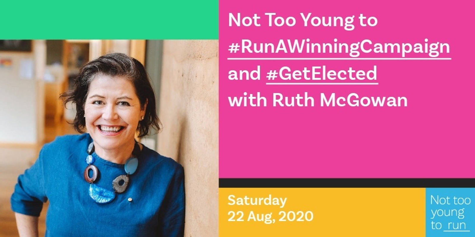 Banner image for #RunAWinningCampaign & #GetElected with Ruth McGowan