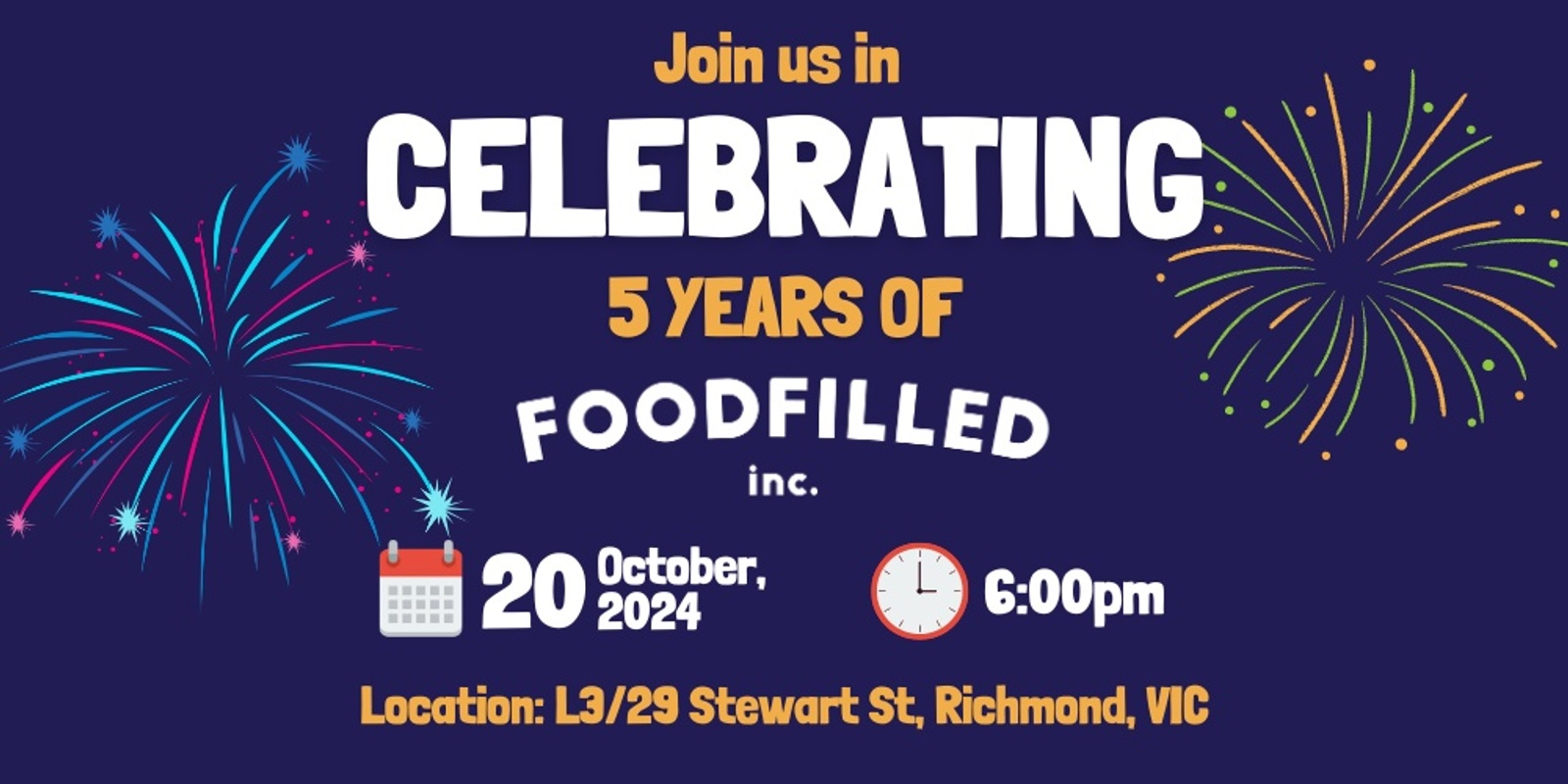 Banner image for Celebrating 5 Years of FoodFilled