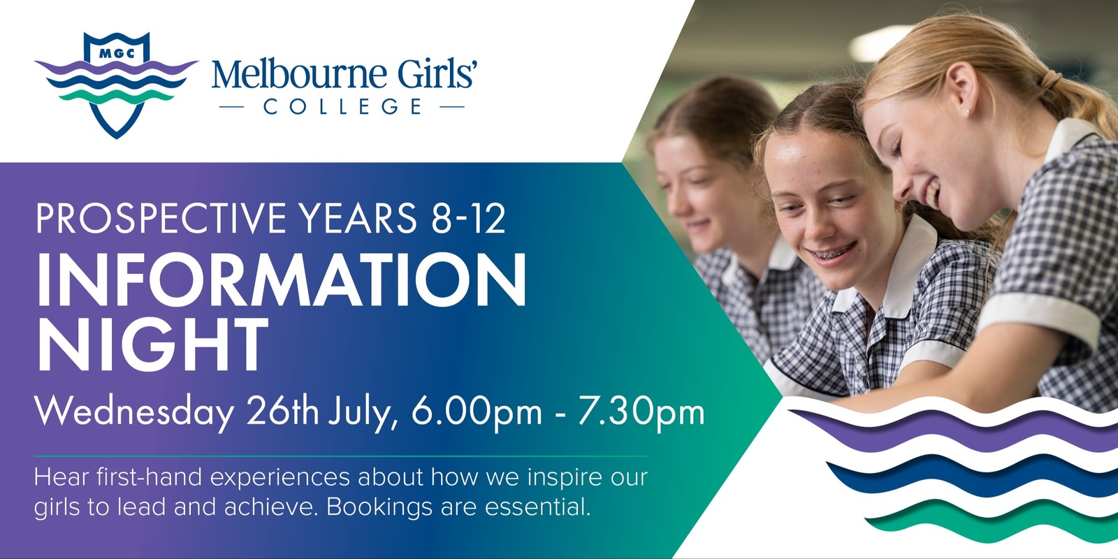 Banner image for Melbourne Girls' College Year 8-12 Prospective Information Night