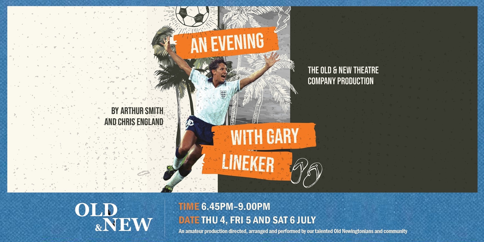 Banner image for An Evening with Gary Lineker | The Old & New Theatre Company 