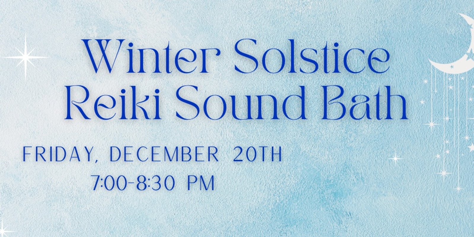 Banner image for Winter Solstice Reiki Sound Bath