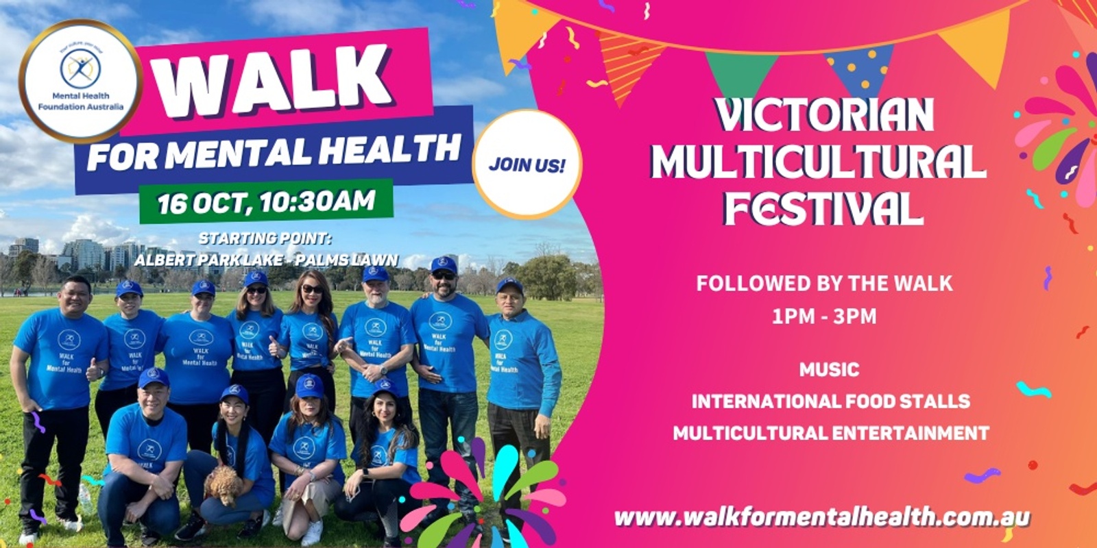 Banner image for VICTORIA WALK FOR MENTAL HEALTH