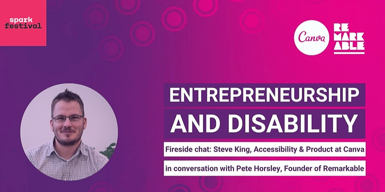 Banner image for Entrepreneurship and Disability - a match made in heaven