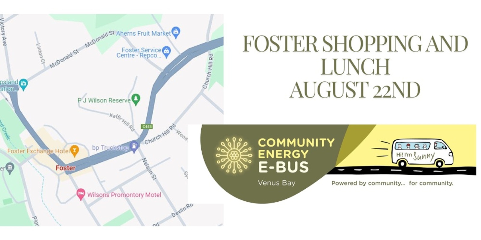 Banner image for Foster shopping and lunch