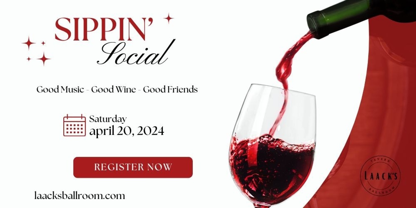 Banner image for Sippin' Social - Live Music, Wine & Good Friends