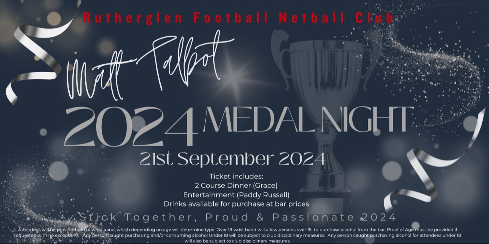 Banner image for RFNC - Matt Talbot Medal Night