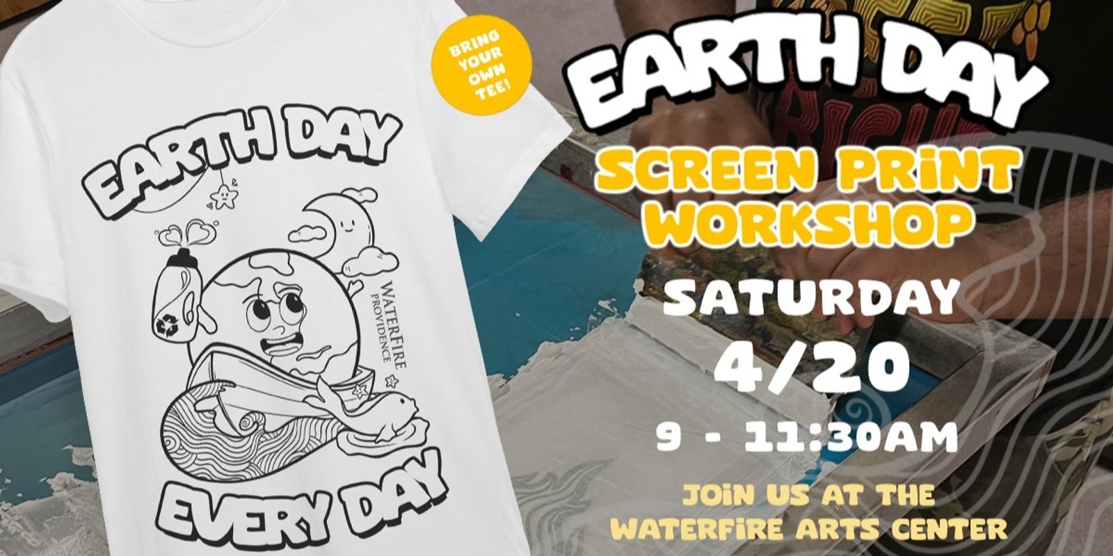 Banner image for Earth Day DIY Screen Printing Workshop