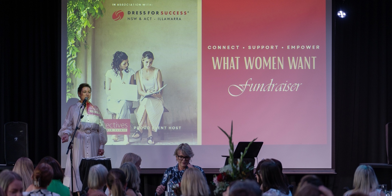 What Women Want Fundraiser's banner