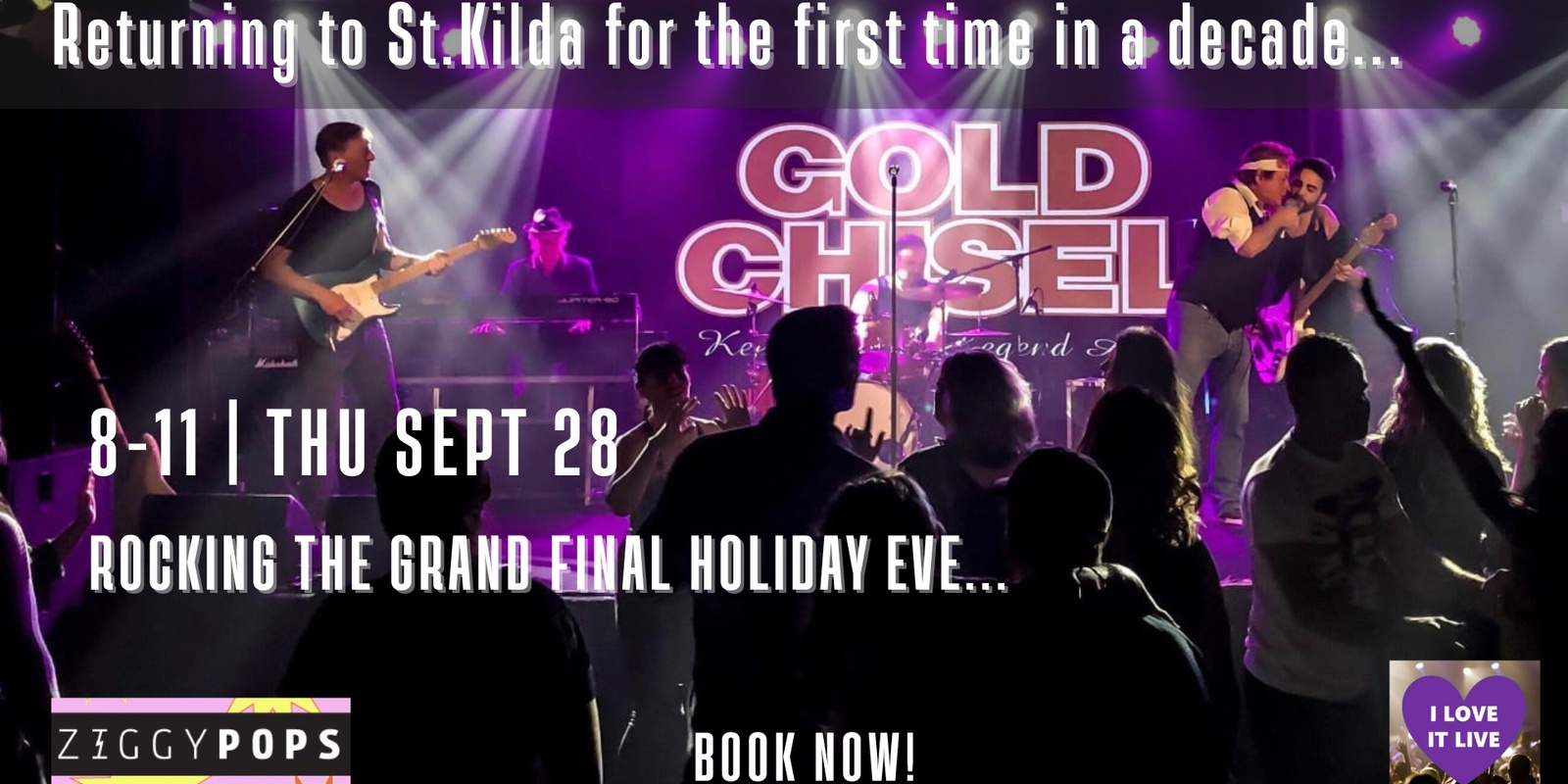 Banner image for GOLD CHISEL rocks the GRAND FINAL HOLIDAY EVE