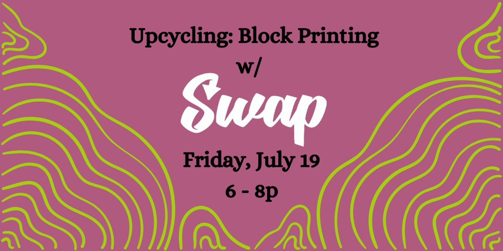 Banner image for Mending Workshop - Block Printing w/ Swap DC