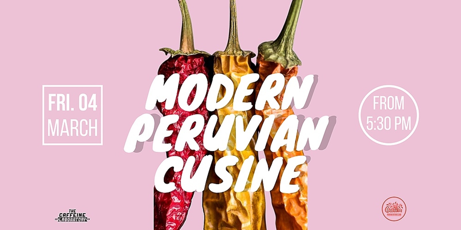 Banner image for Modern Peruvian Cuisine - POSTPONED!