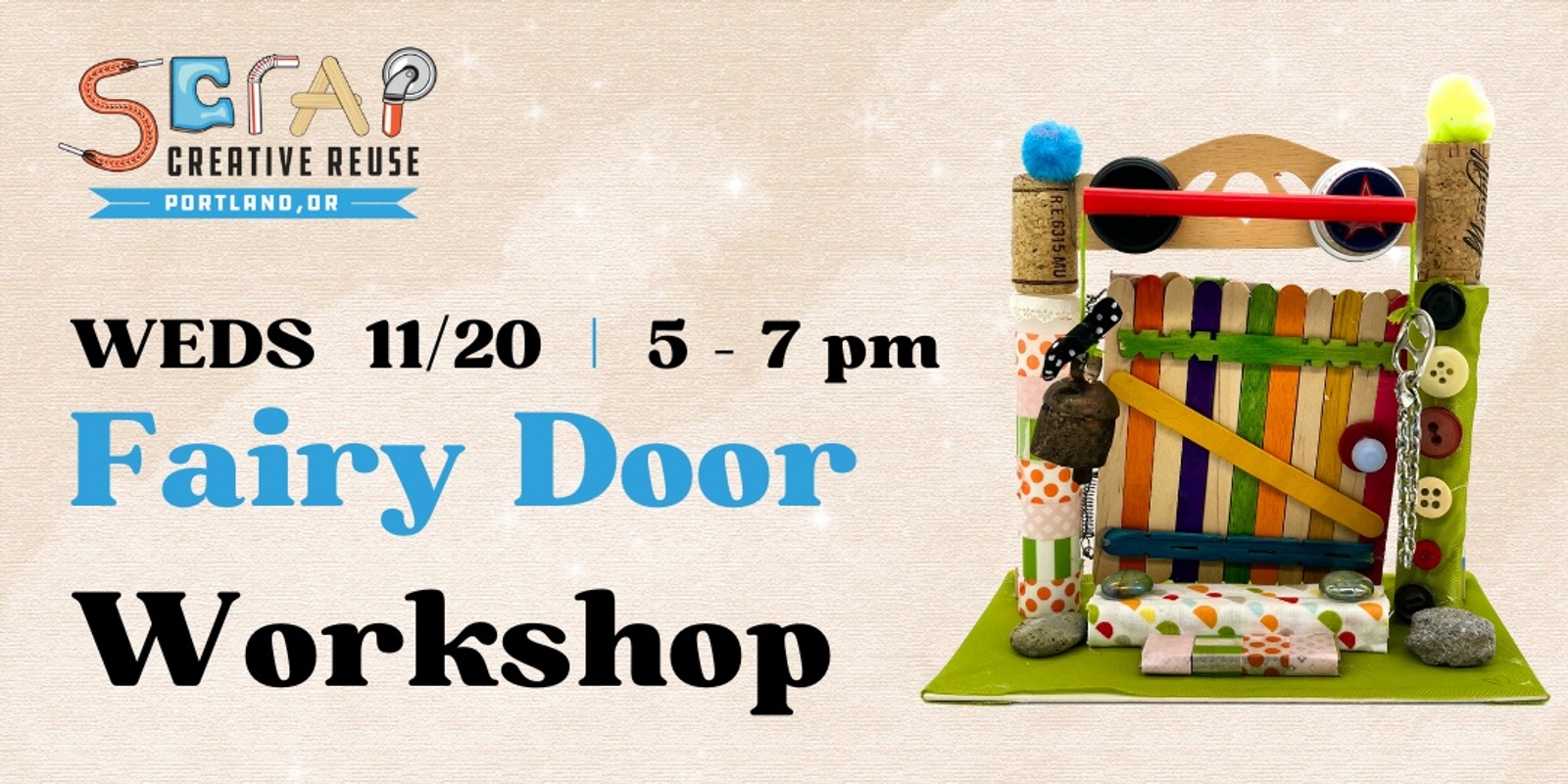 Banner image for Fairy Door Workshop! 🧚🍄🚪