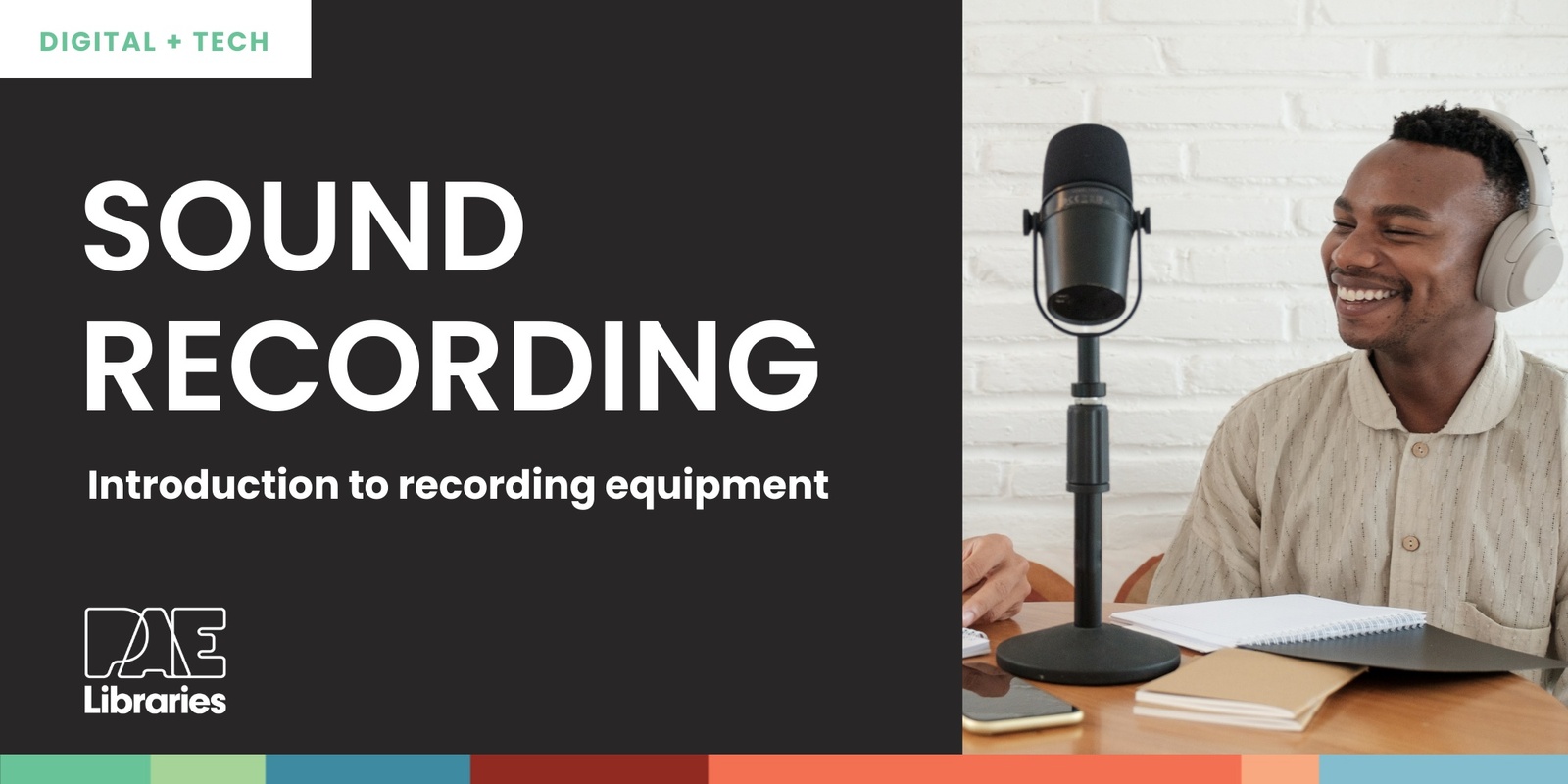 Banner image for Sound Studio: Introduction to recording equipment