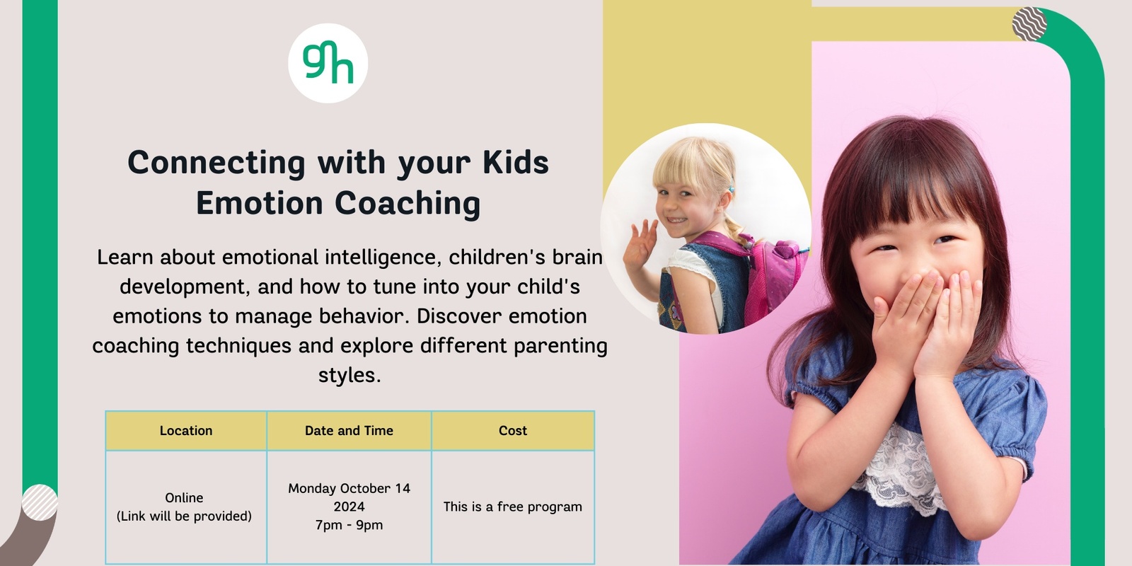 Banner image for Connecting with your Kids - Emotion Coaching