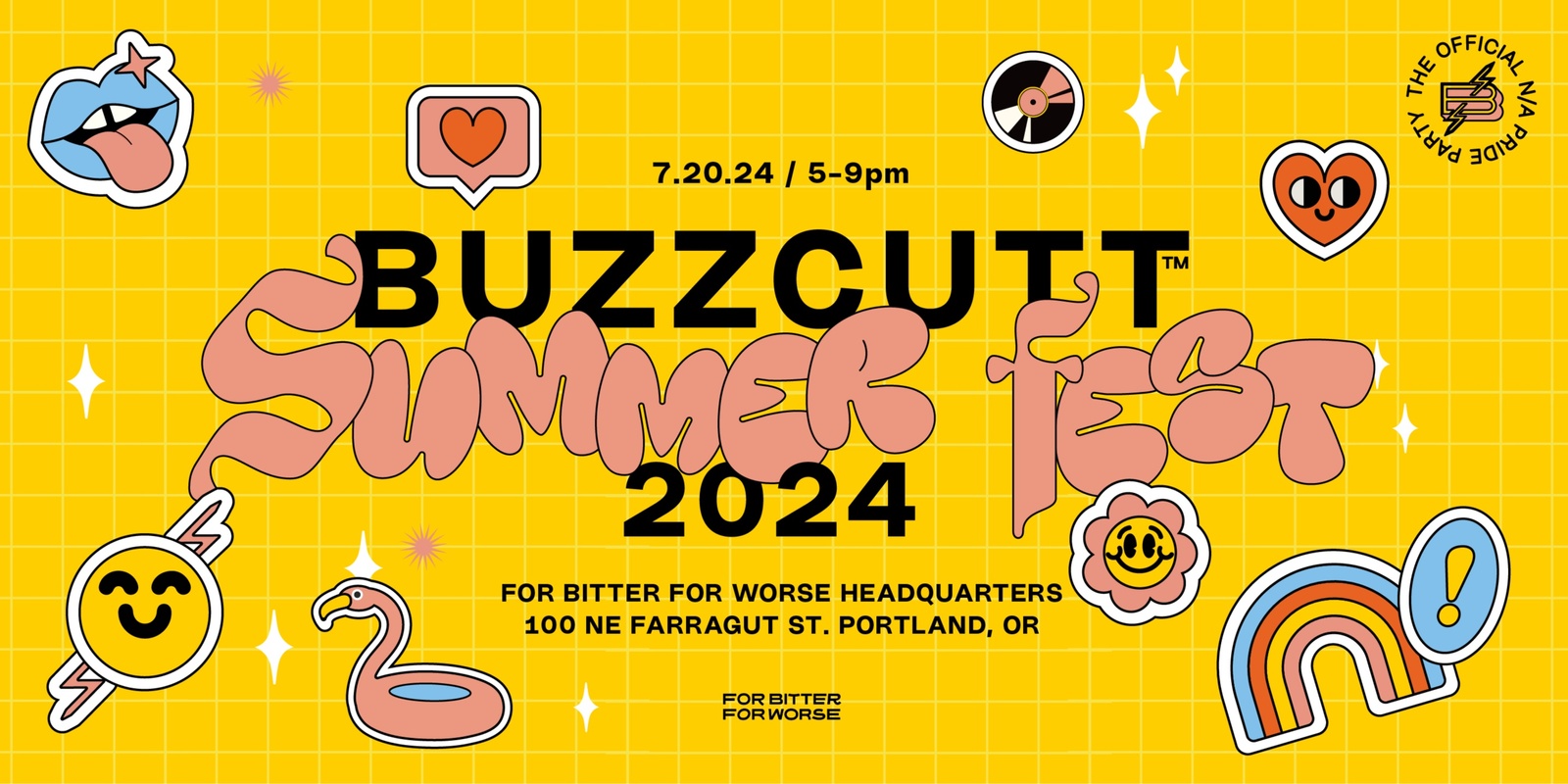 Banner image for BuzzCutt's First Annual Summer Fest: PDX's Alcohol-Free Pride Party