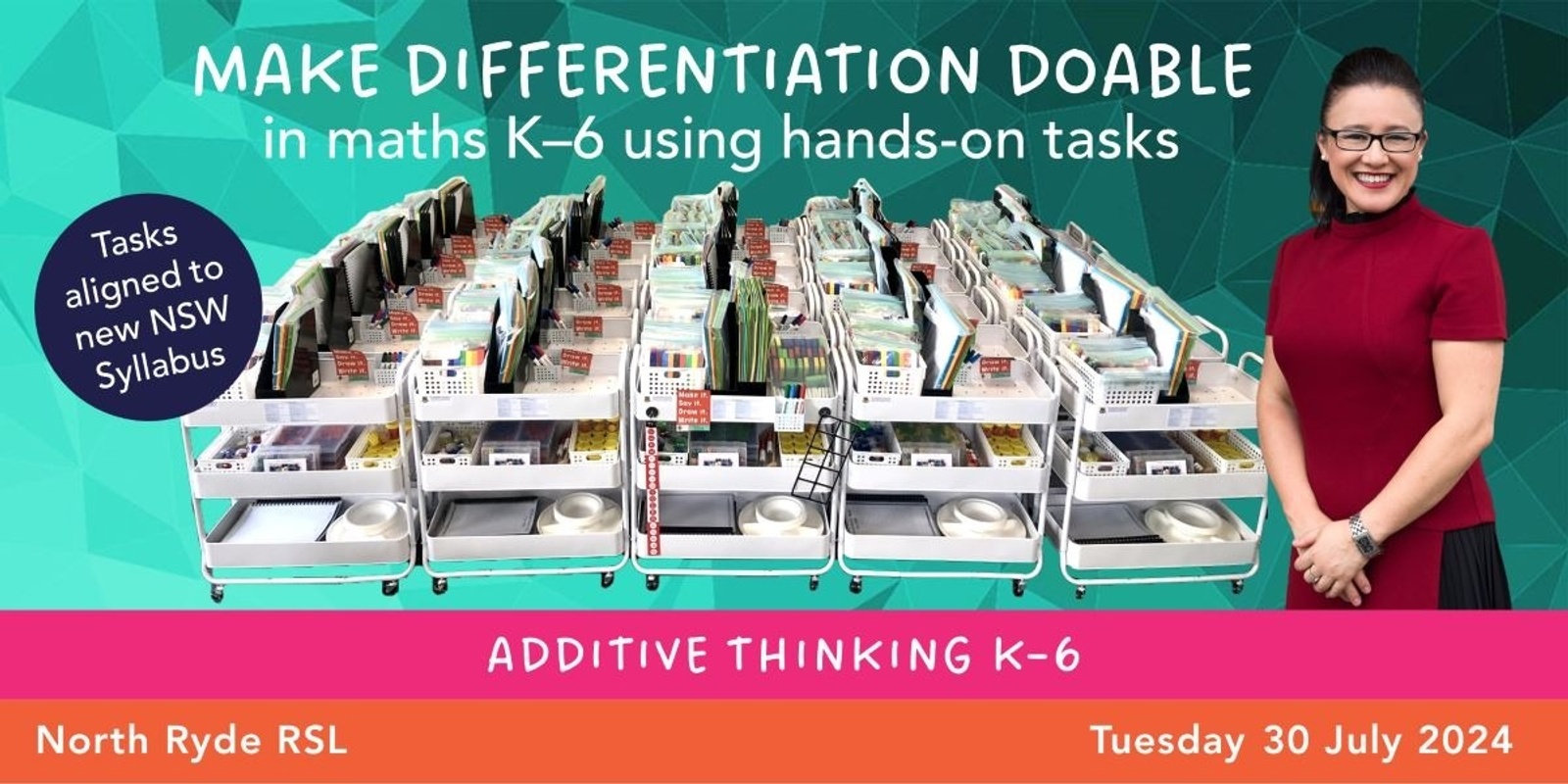 Banner image for Make Differentiation Doable with Anita Chin | Additive thinking | North Ryde
