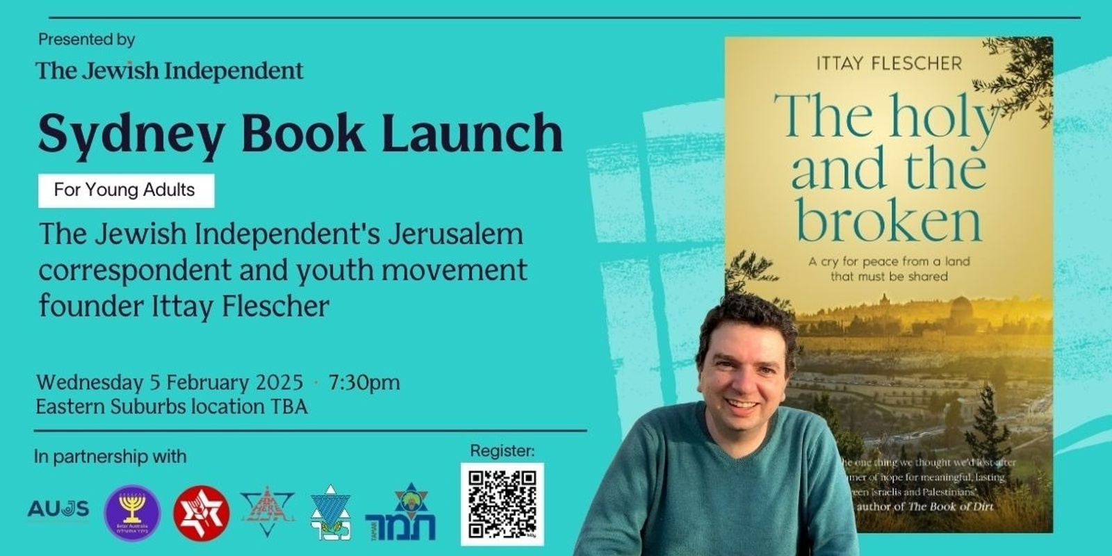 Banner image for Sydney Young Adult book launch: The holy and the broken 