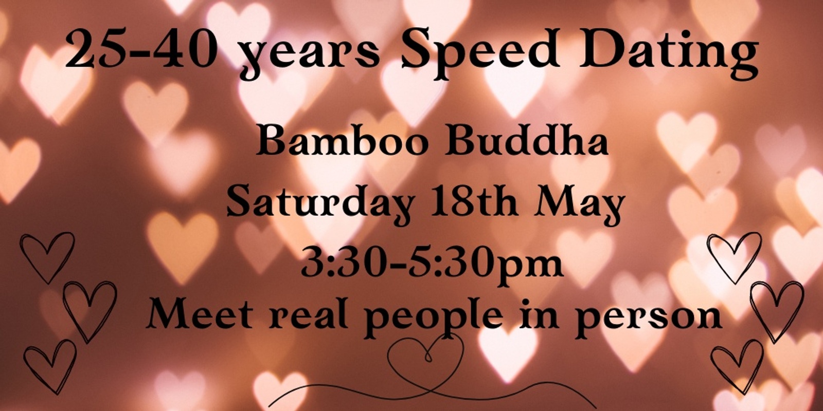 Banner image for 25-40 years Speed Dating 