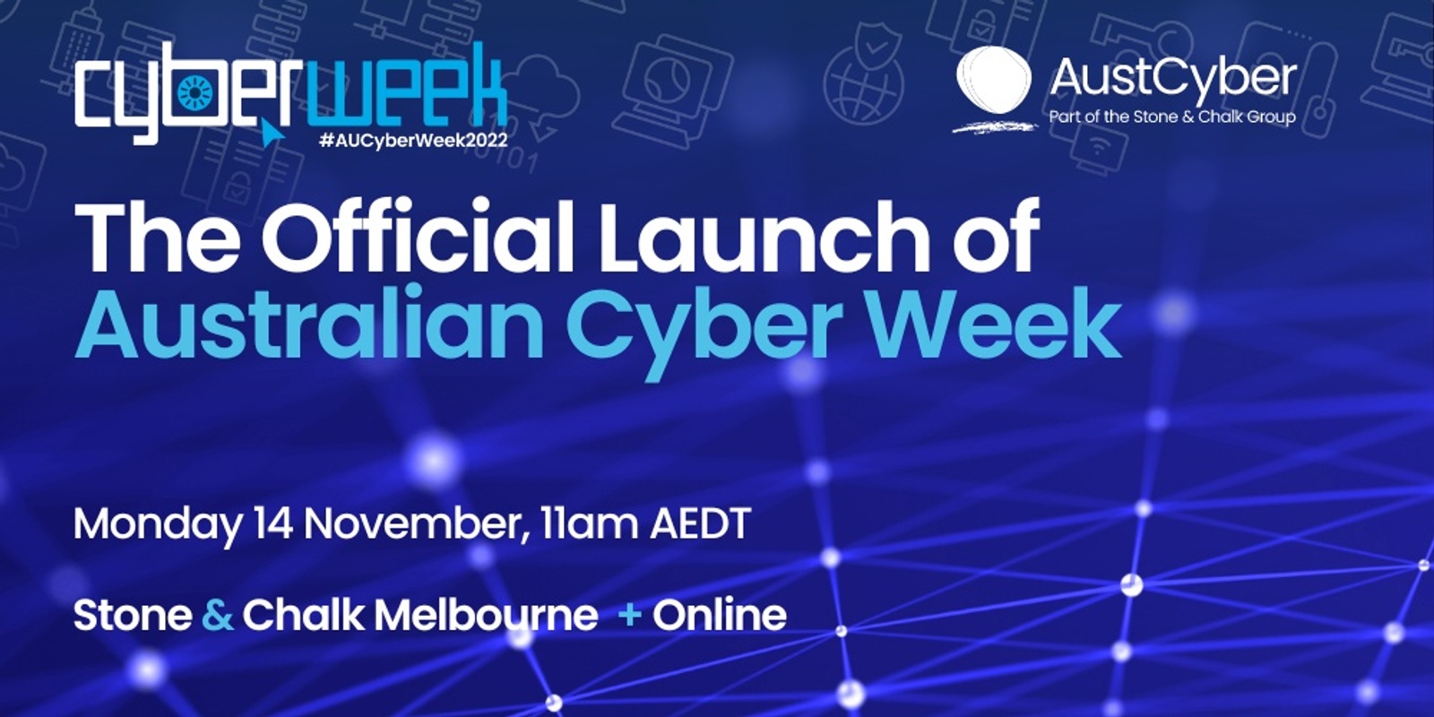 Banner image for Australian Cyber Week 2022 Launch