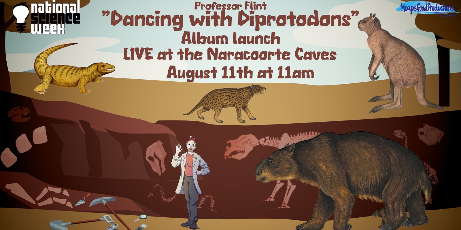 Banner image for Dancing with Diprotodons Album Launch