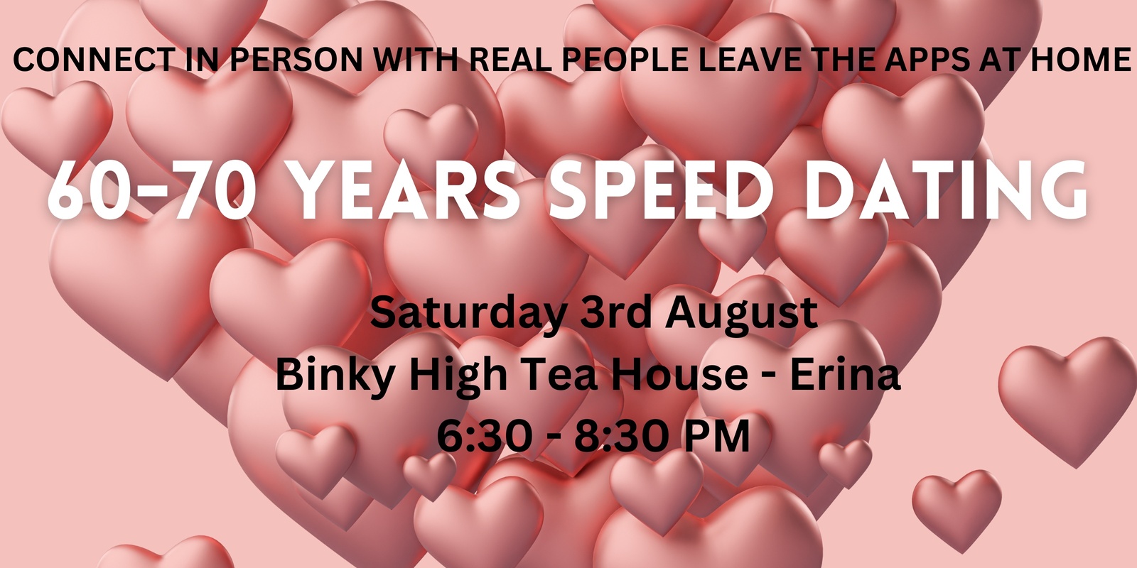 Banner image for 60-70 years Speed Dating 
