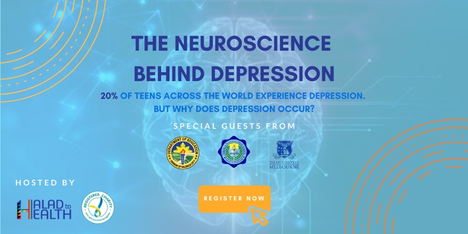 Banner image for The Neuroscience Behind Depression | Open Webinar Hosted By Halad to Health Australia & Philippines