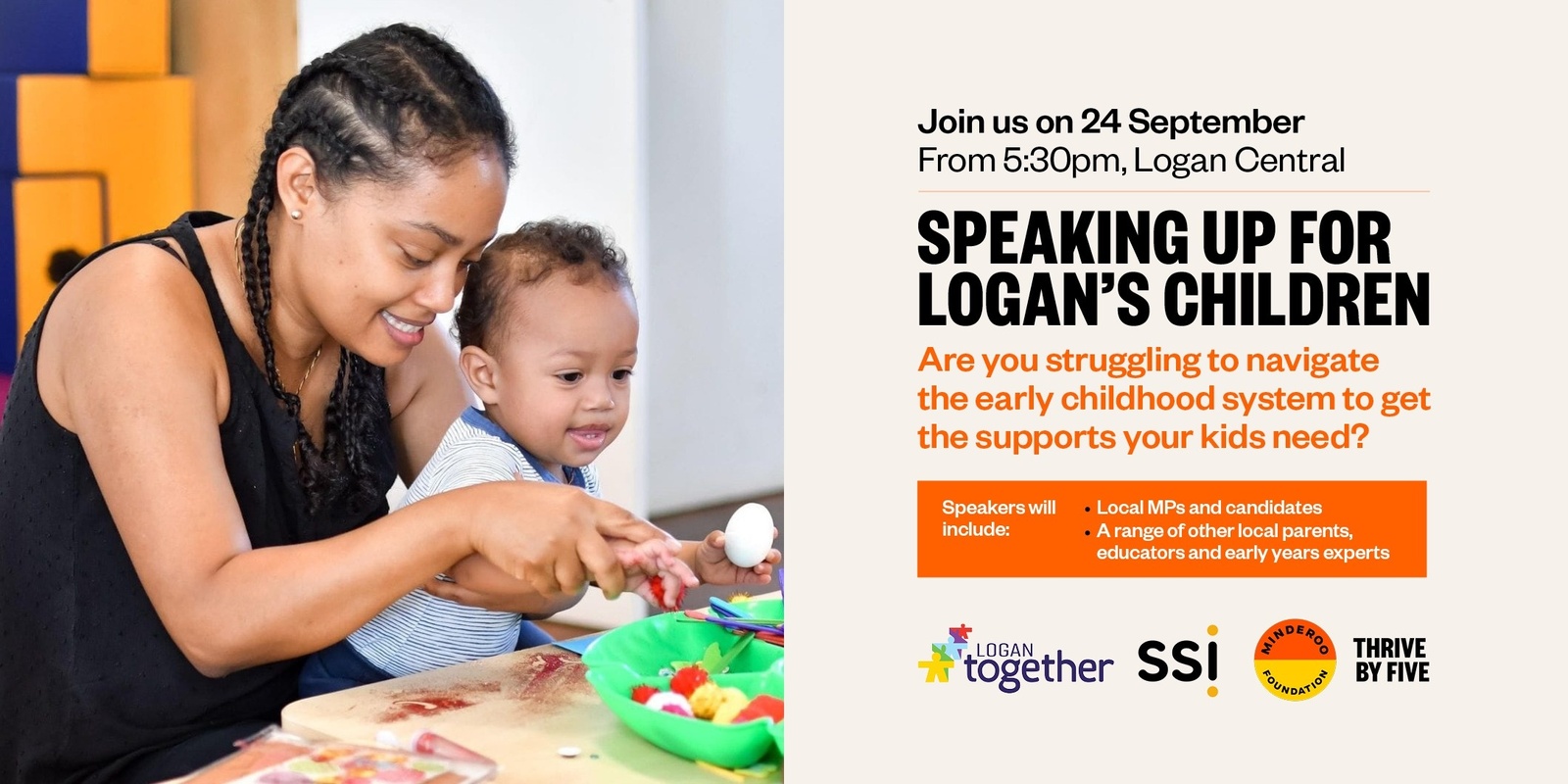 Banner image for Speaking up for Logan's children