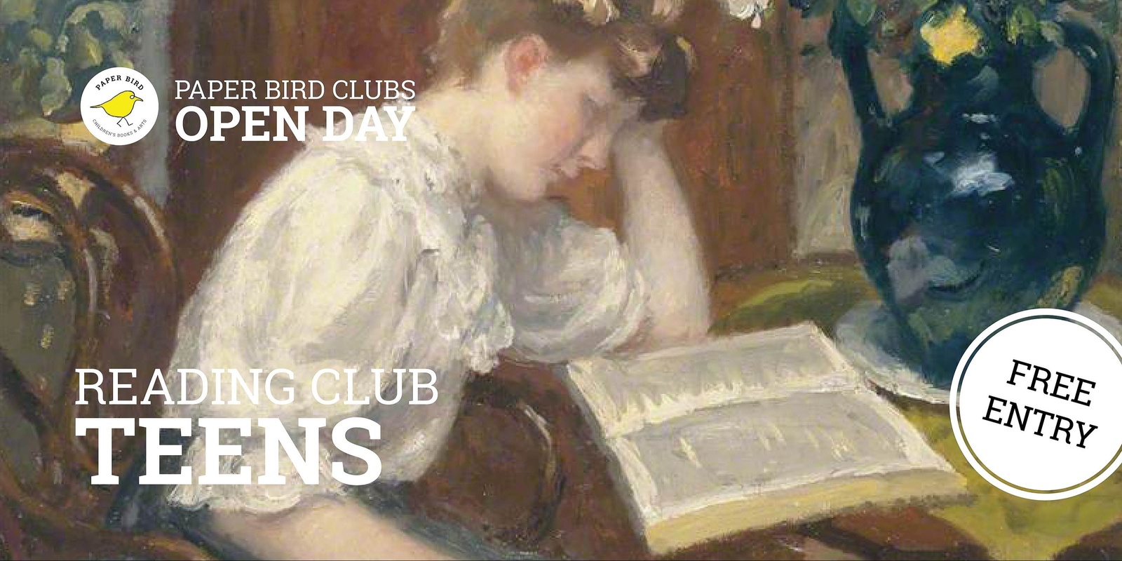 Banner image for Open Day: Reading Club (ages 14-17)