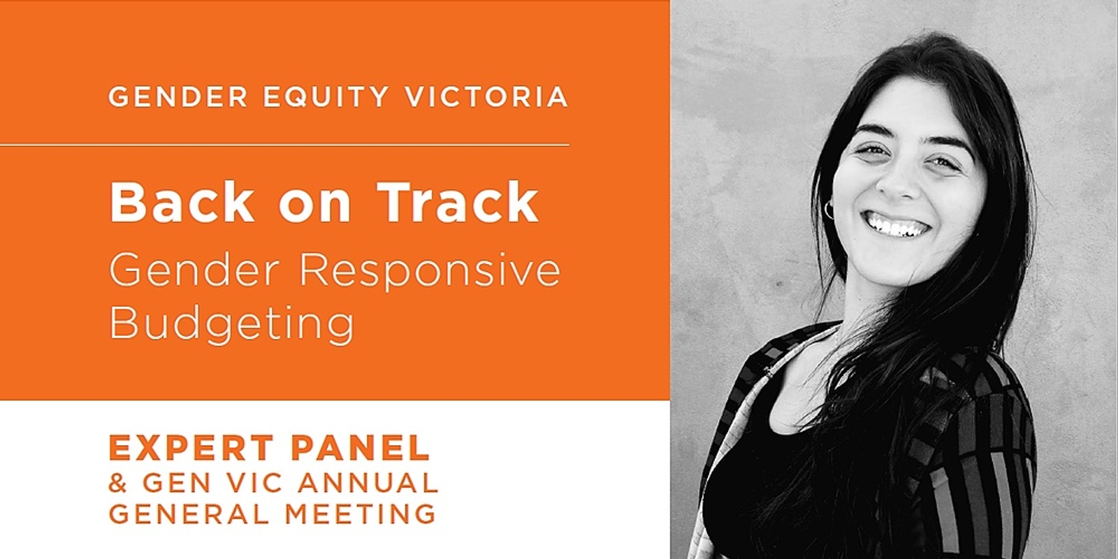 Banner image for Back on Track: Gender Responsive Budgeting & Gender Equity Victoria AGM